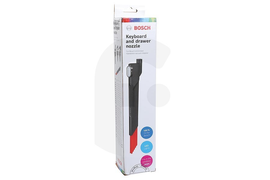 Bosch Aspirapolvere Unlimited bocchetta per tastiera e cassetti per Bosch, Siemens e altri aspirapolvere 17006572, BHZUKYD