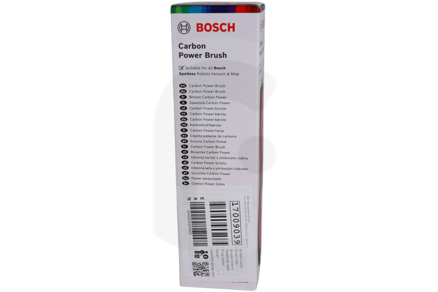 Bosch  Bosch spazzola carbonio rullo Spotless per aspirapolvere 17009039, BHZRCR