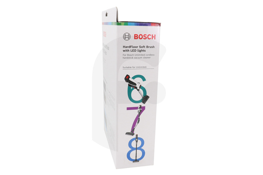 Bosch Aspirapolvere Turbo spazzola (spazzola elettrica) per parquet spazzola delicata incl. LED per Bosch, Siemens e altri aspirapolvere senza fili 17006340