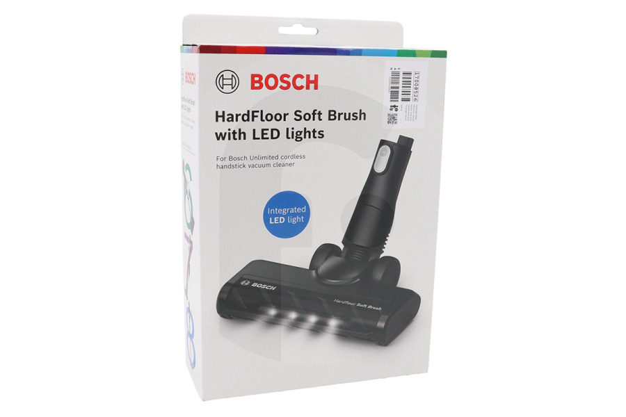 Bosch Aspirapolvere Turbo spazzola (spazzola elettrica) per parquet spazzola delicata incl. LED per Bosch, Siemens e altri aspirapolvere senza fili 17006340