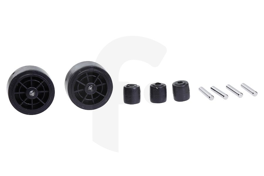 Bosch Aspiradora Ruedas (juego de ruedas) 2 piezas completo para Bosch, Siemens y otros aspiradora inalámbrica 12027822 apto para entre otros BBH214LB, BBH21631, BCH216T2CN