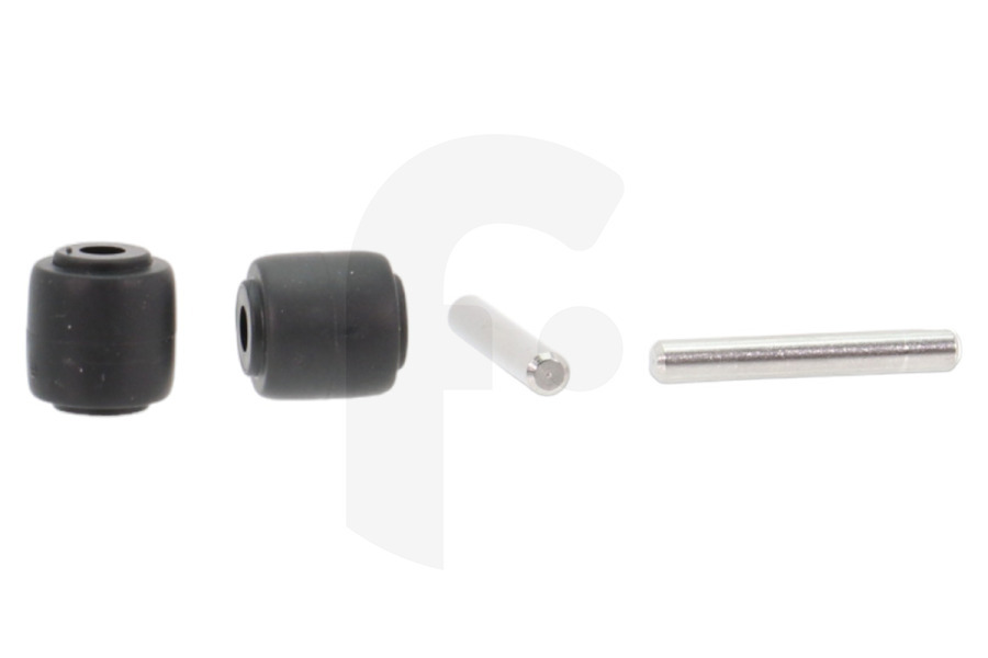 Bosch Aspirapolvere Ruota (set ruote) 2 pezzi incl. assi per filo Bosch, Siemens e altri aspirapolvere senza 10012610