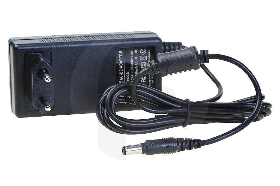 Bosch Aspiradora Cargador (adaptador, enchufe del transformador, cable) 220V 400mAh para Bosch aspiradora 12006117 apto para entre otros Bosch Athlet, aspiradora Zoo'o 30V 500mA