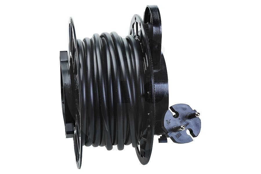 Bosch Aspirapolvere Avvolgicavo (avvolgitore per cavo, bobina) incl. cavo per Bosch, Siemens e altri aspirapolvere 12009019