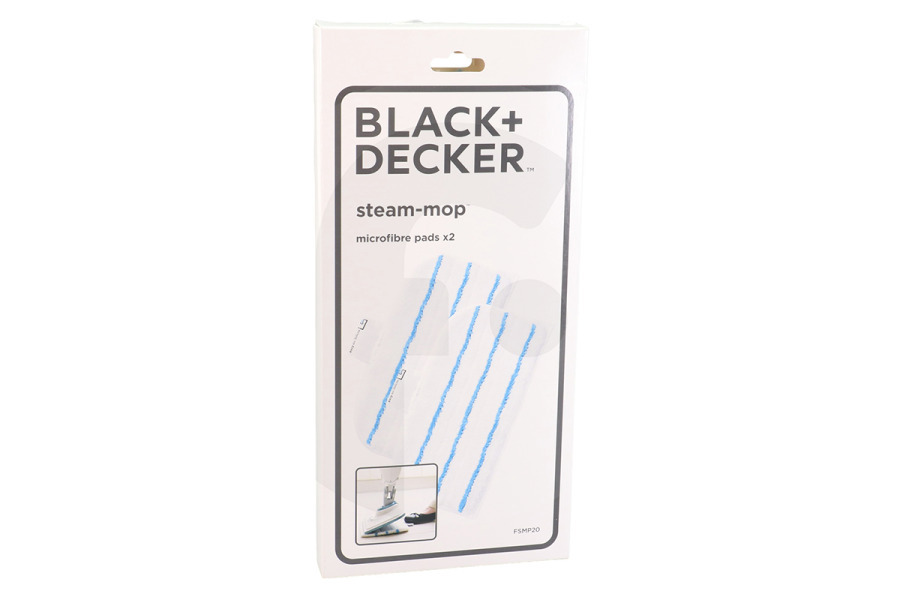 Black & Decker Limpiadora de vapor y mopa a vapor Limpiador a vapor Black & Decker Steam Cloth FSMP20-XJ