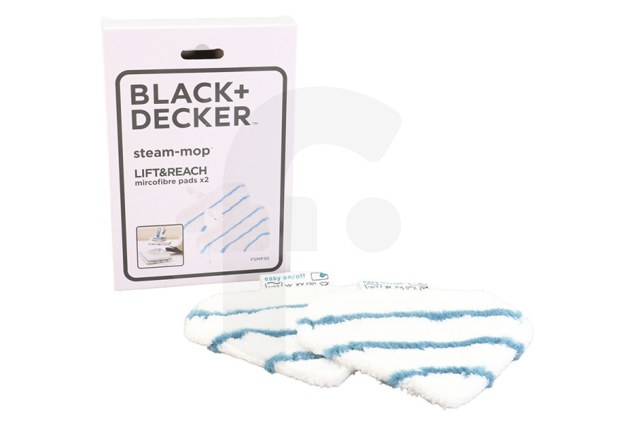 Black & Decker Limpiadora de vapor y mopa a vapor Limpiador a vapor Black & Decker Steam Cloth FSMP30-XJ apto para entre otros Trapeador a vapor