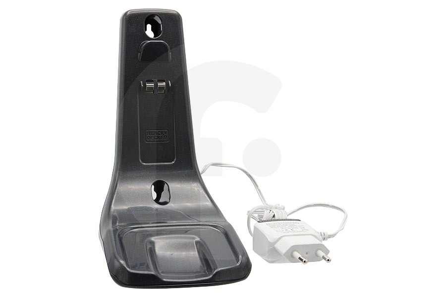 Black & Decker Aspiradora Black & Decker soporte de pared (estación de acoplamiento, estación de carga) incl. recarga dustbuster (aspirador portátil) N925326 apto para entre otros DVJ215B, DVJ315B, DVJ325BF