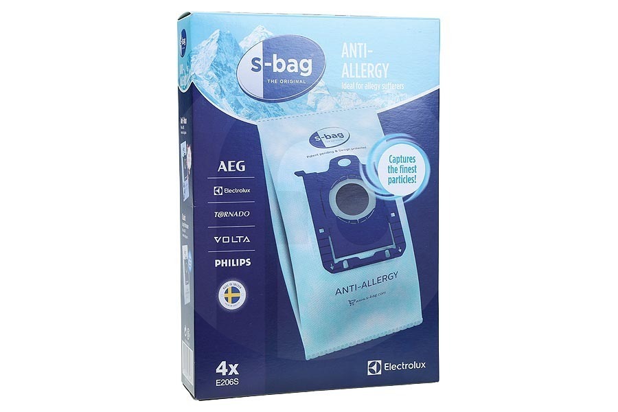 Bork Aspiradora Clínica S-Bag bolsas de aspiradora (bolsas para el polvo) HEPA antialérgicas para AEG, Electrolux y otros aspiradora 9001684605 apto para entre otros Oxígeno SmartVac Clario
