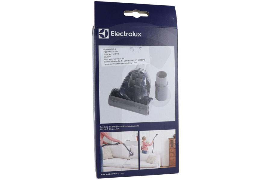 Electrolux Aspirapolvere Textile Turbo bocchetta per mobili mini turbo (spazzola per mobili) incl. adattatore ø 32 e 35 mm per, tra gli altri Electrolux aspirapolvere ZE060.1 9001661330