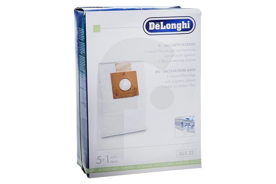 DeLonghi Aspirapolvere Sacchetti aspirapolvere DeLonghi DLS33 5519110541