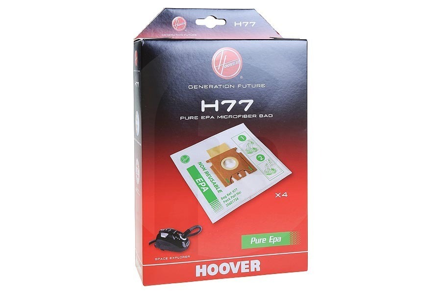 Hoover Aspirapolvere Hoover Pure Epa Sacchetti aspirapolvere H77, 35601734 adatto a tra cui Esploratore spaziale