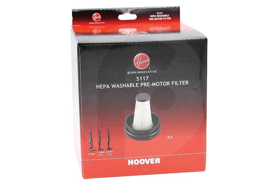 Hoover Staubsauger Hoover HEPA-Filter (Allergie) Pre-Motorfilter waschbar Akku-Staubsauger 35601338