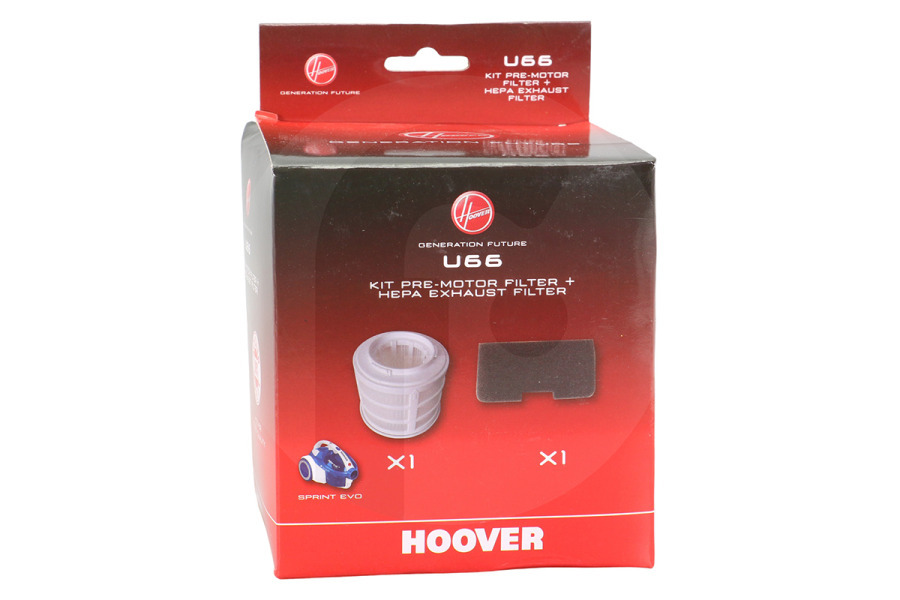 Hoover Aspiradora Hoover U66 Juego de filtros 35601328 Aspiradora