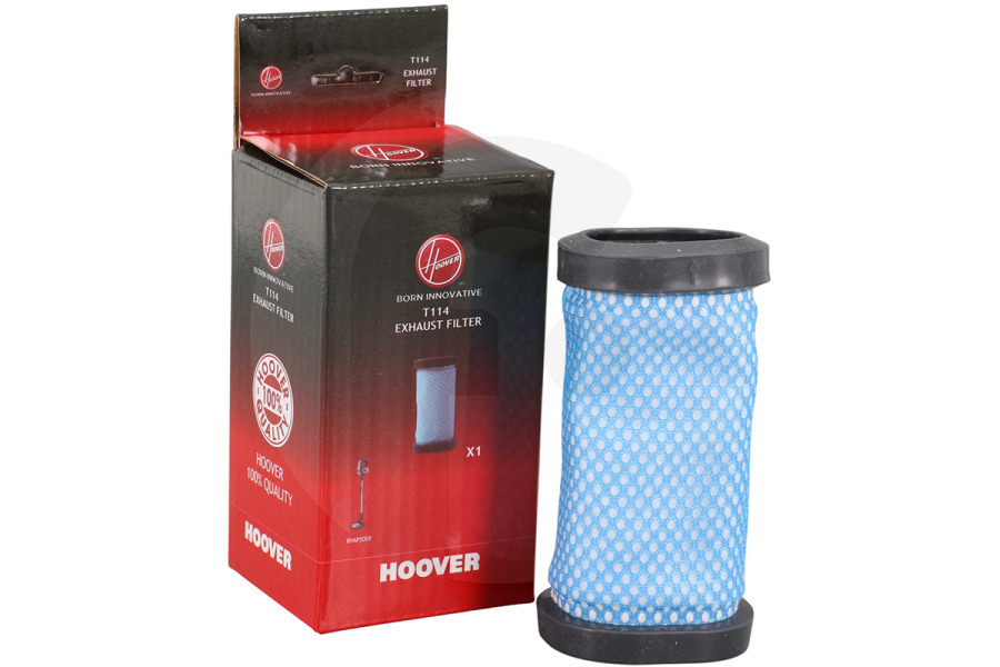 Hoover Aspiradora Filtro de escape para aspiradora T114, 35601872 apto para entre otros Rapsodia