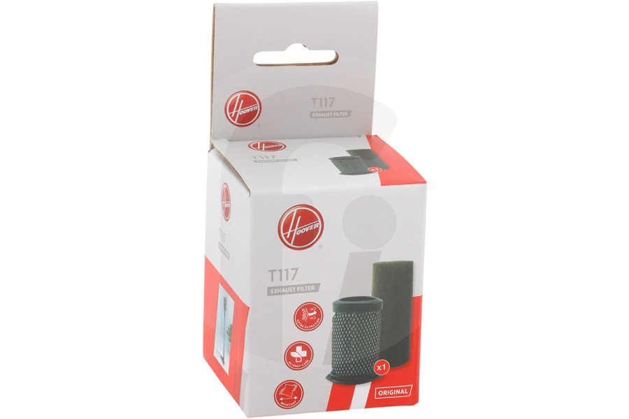 Hoover Aspirapolvere Hoover Filtro di scarico per aspirapolvere T117, 35602731