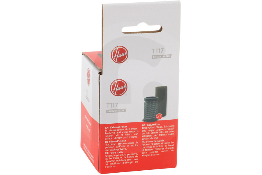 Hoover Aspirapolvere Hoover Filtro di scarico per aspirapolvere T117, 35602731