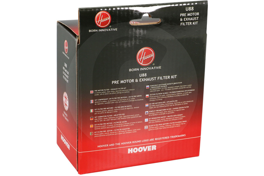 Hoover Aspirapolvere Hoover Filtro motore e di scarico per aspirapolvere U88, 35601868