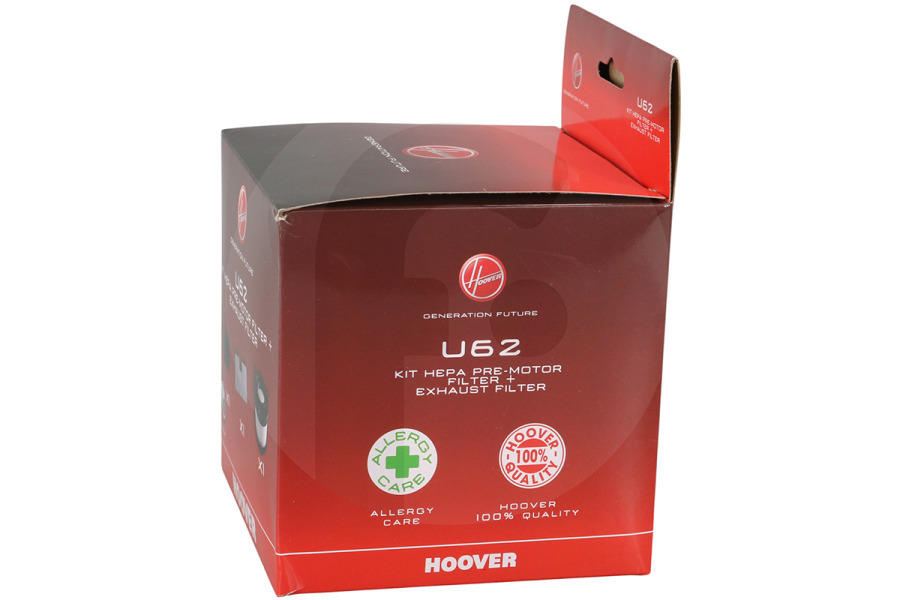 Hoover Aspirapolvere Hoover Filtro HEPA e di scarico per aspirapolvere U62, 35601182
