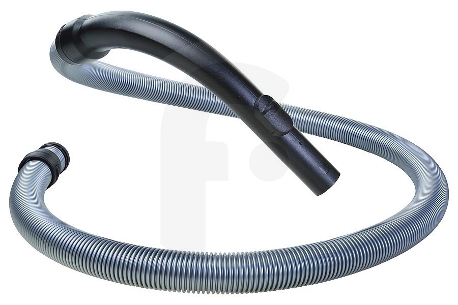 Aspiradora Manguera de aspiradora (tubo flexible) completa para Miele ⌀ 35mm 1,85m con empuñadura de pistola (mango) y pieza de conexión (prensaestopas) gris negro aspiradora 7736191 apto para entre otros S2130, S2110, SBAG1