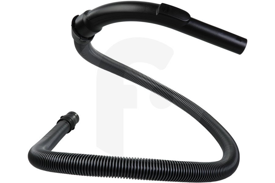 Aspiradora Manguera de aspiradora (tubo flexible) completa para Miele ⌀ 35mm con empuñadura de pistola (mango) y pieza de conexión (prensaestopas) gris negro aspiradora 10563760 apto para entre otros Series S6000 / S8000 y C3