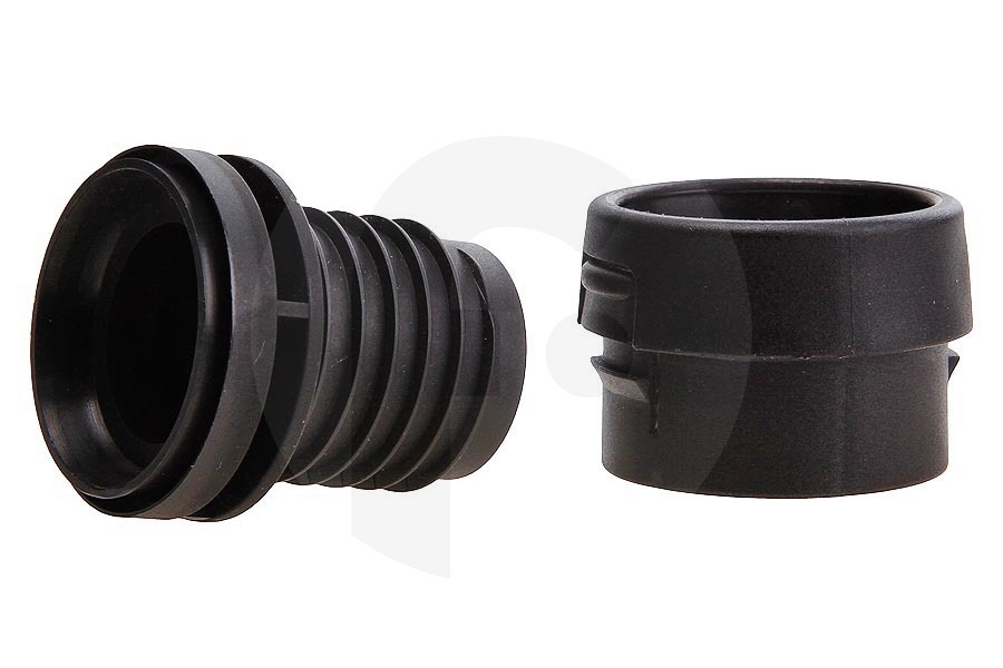 Alternatief Aspiradora Pieza de conexión de la manguera ⌀ 32 mm en la empuñadura de pistola (mango) o prensaestopas (pieza de conexión) para Miele negro ⌀ 50 x 51 mm aspiradora 1000808 apto para entre otros S500> S800 / S4000 / S5000