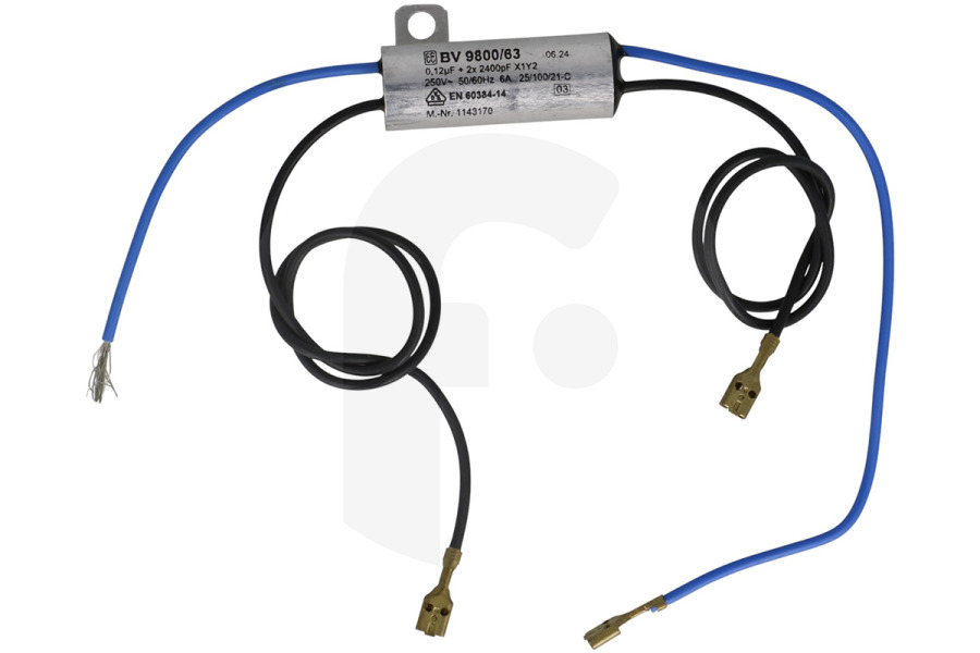 Aspiradora Condensador (condensador) aspiradora 1143170 apto para entre otros S 217-220-227-229-230 etc