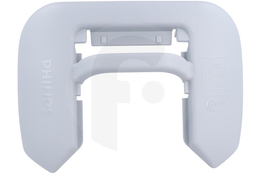 Philips soporte para bolsa de aspiradora (soporte para bolsa para el polvo) gris aspiradora 432200324782 apto para entre otros FC8741, FC8780, FC8785