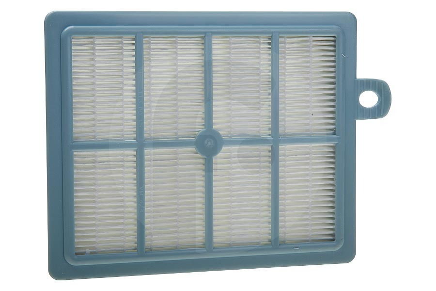 Bork 432200492925 Philips filtro hepa (antialérgico) tipo 12 filtro de escape azul aspiradora FC8031/00 apto para entre otros FC9106