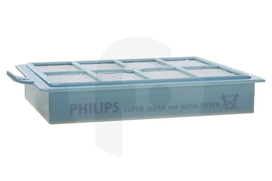 Philips Staubsauger Philips HEPA-Filter (Allergie) type 12 Abluftfilter blau Staubsauger FC8031/00