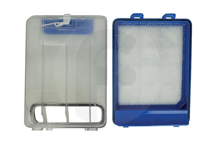 Philips Staubsauger Philips Hepa-Filter (Allergiefilter) mit Rahmen (Halterung) blau Staubsauger 432200901131