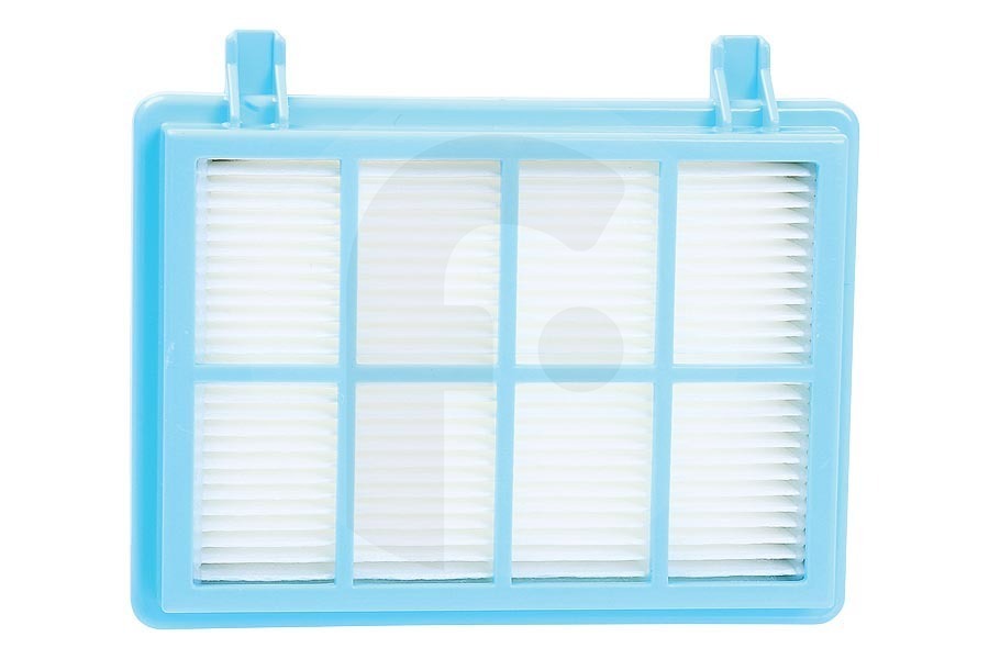 Philips filtro de escape celeste 122x20x100mm aspiradora 432200494481 apto para entre otros FC9331, FC9332, FC9333, FC9334