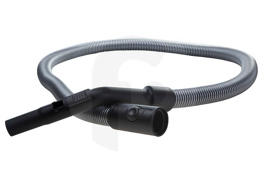 Alternative Staubsauger Staubsaugerschlauch (Schlauch) komplett für Philips ⌀ 32mm 185cm mit Pistolengriff (Handgriff) und Verbindungsstück (Steckverschraubung) Silber schwarz Staubsauger 432200423320