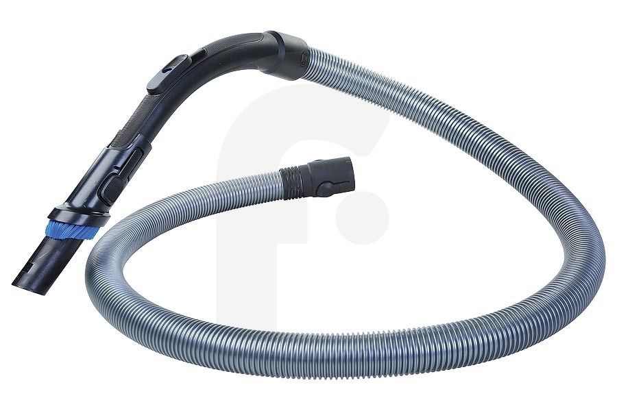 Philips Aspiradora Philips manguera de aspiradora con empuñadura de pistola, pieza de conexión y cepillo de penacho plata negro aspiradora 432200538251 apto para entre otros FC9333, FC9334