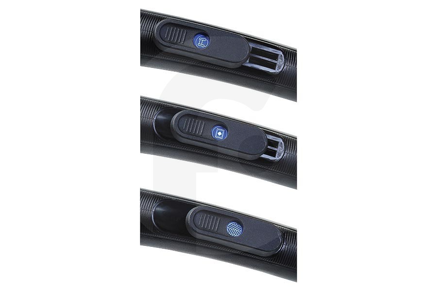 Philips Staubsauger Philips Staubsaugerschlauch (Schlauch) komplett mit Pistolengriff (Handgriff), Verbindungsstück (Steckverschraubung) und Federbürste Silber schwarz Staubsauger 432200427091
