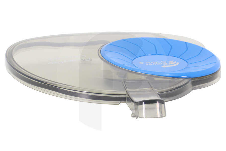 Philips Aspirapolvere Philips coperchio del contenitore della polvere rimovibile (serbatoio, presa) PowerPro Compact Power Cyclone 5 trasparente e blu aspirapolvere 996510076954