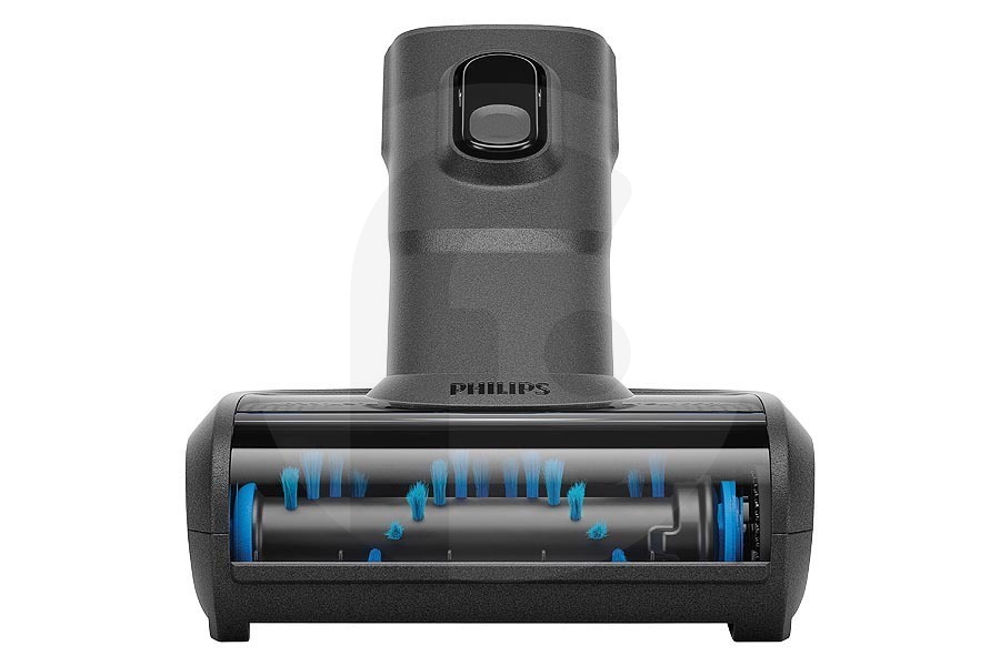 Philips  Philips mini spazzola turbo (bocchetta turbo, spazzola elettrica, ugello motorizzato) per aspirapolvere a mano / aspirapolvere senza fili nero blu FC8078/01, FC807801