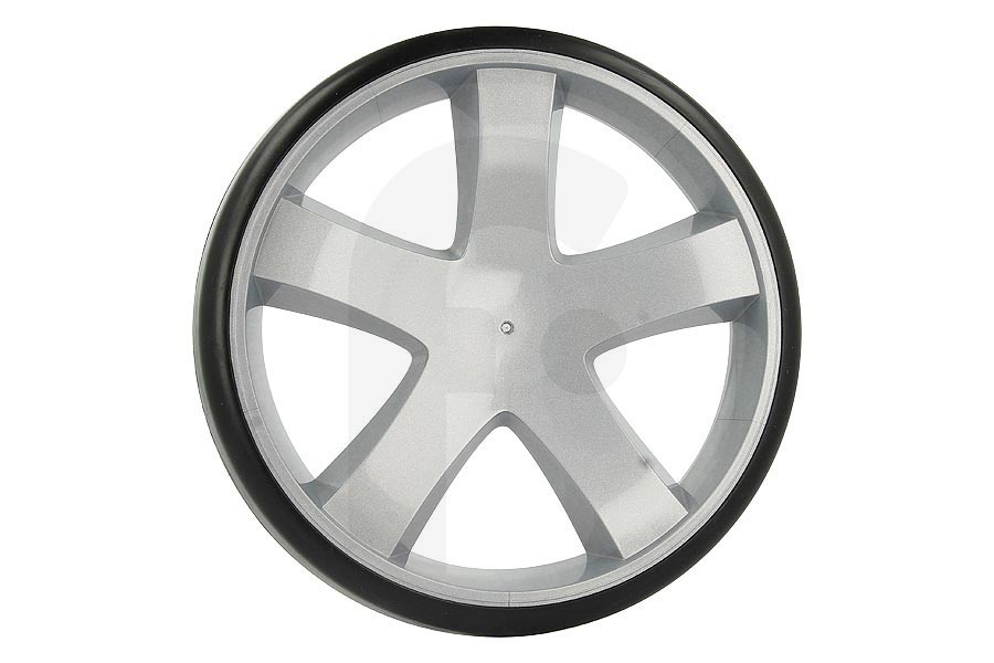 Philips ruota posteriore (ruota) ø 179 mm grigio nero aspirapolvere 432200348511 adatto a tra cui FC8720, FC8723, FC9197