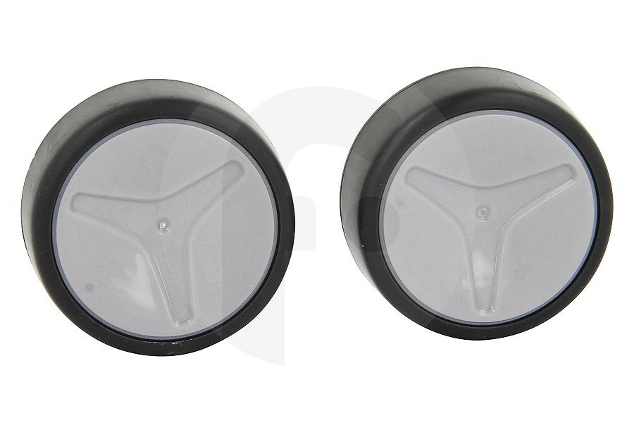 Philips Aspiradora Philips rueda (ruedas) juego de 2 gris negro aspiradora inalámbrica 996510079457 apto para entre otros FC6172, FC6404, FC6168