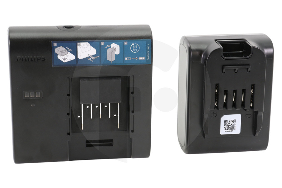 Philips Aspirapolvere Aspirapolvere con batteria agli ioni di litio Philips XV1797/01 e caricabatterie