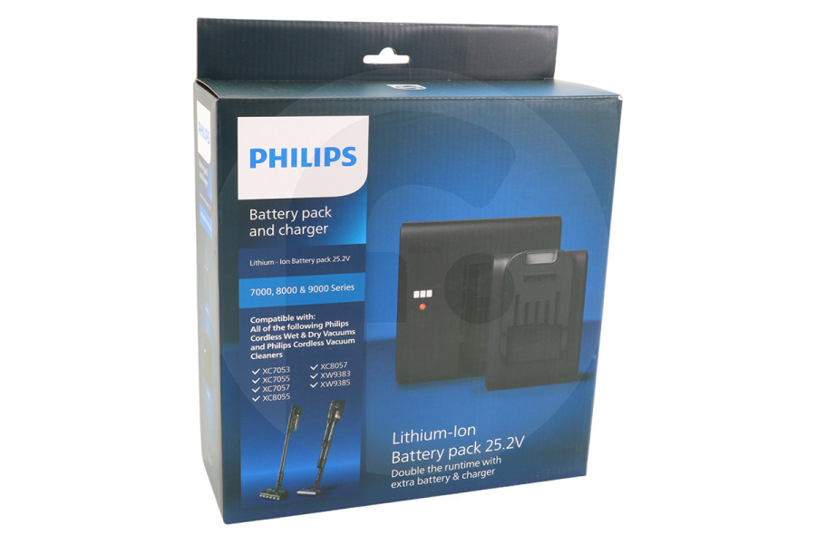 Philips Aspirapolvere Aspirapolvere con batteria agli ioni di litio Philips XV1797/01 e caricabatterie