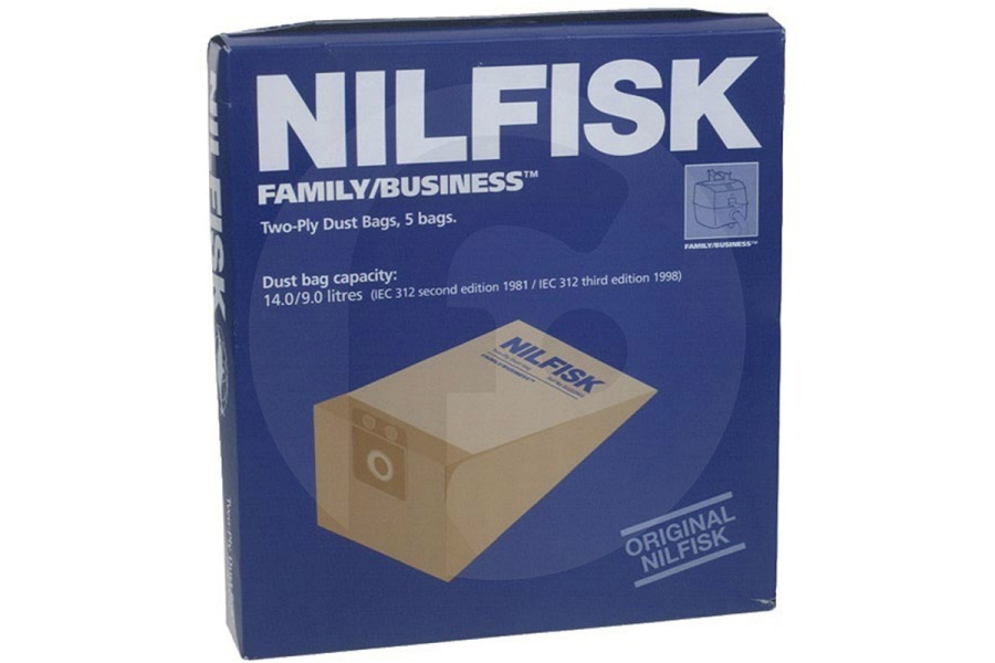 Nilfisk Aspiradora Nilfisk Family/Business Bolsas Aspiradora 82222900 apto para entre otros Familia / Empresas CDB3050