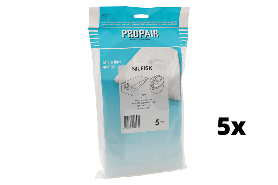 Nilfisk Aspiradora Bolsa para aspiradora alternativa 82222900 Aspiradora apto para entre otros Familiar, Business 14,0/9,0 litros