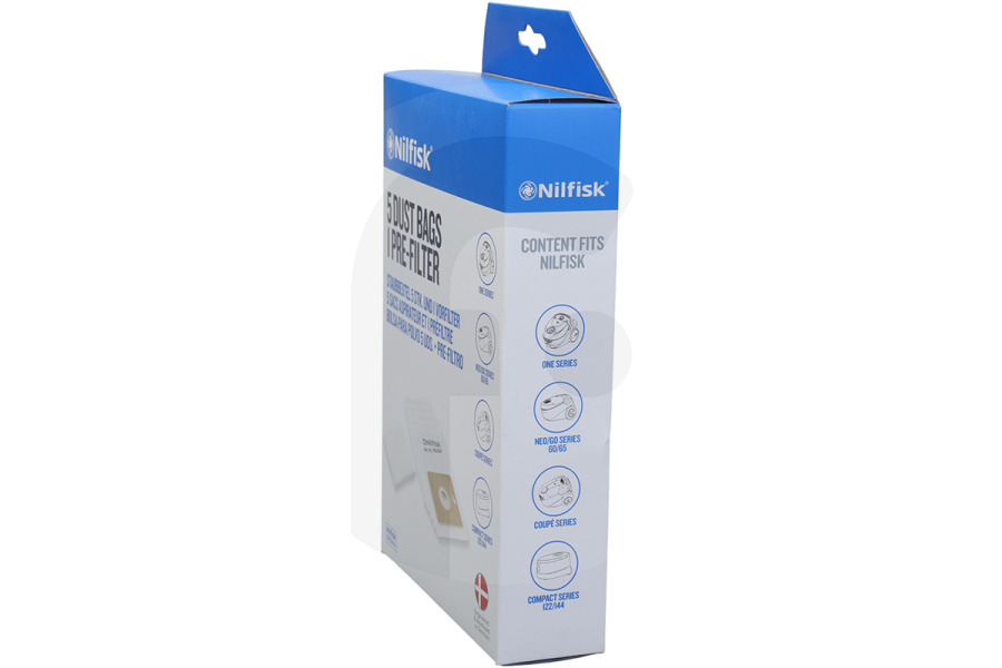 Severin Aspirapolvere Sacchetti aspirapolvere Nilfisk Coupe/Go/Compact 78602600