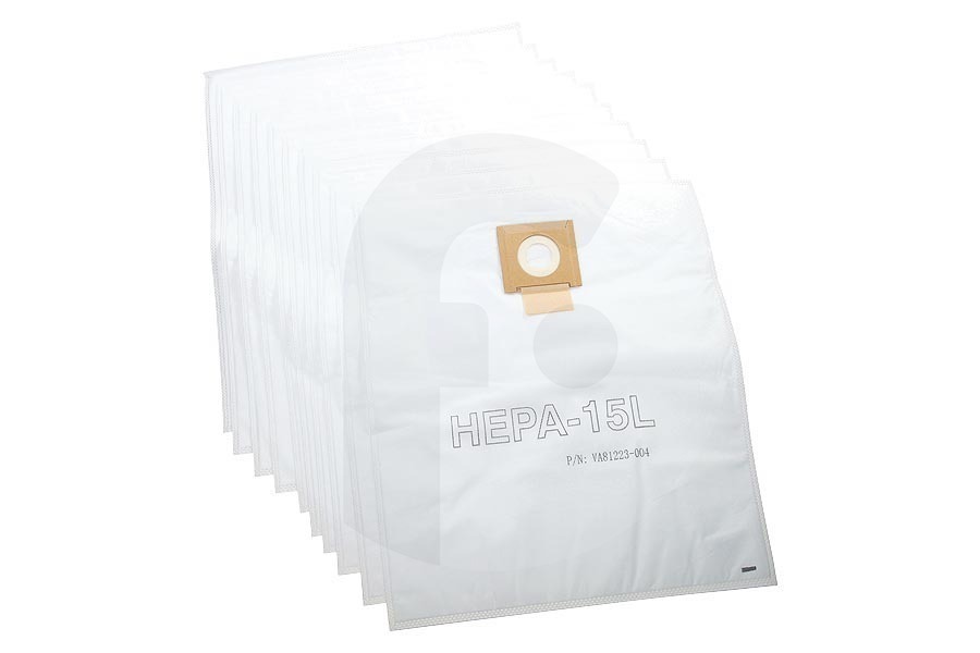 Viper VA81400-P10 Aspiradora Nilfisk HEPA-15L bolsas para aspiradora (bolsas para polvo) 10 piezas P/N: VA81233-004 aspiradora VA81400P10 apto para entre otros DSU15