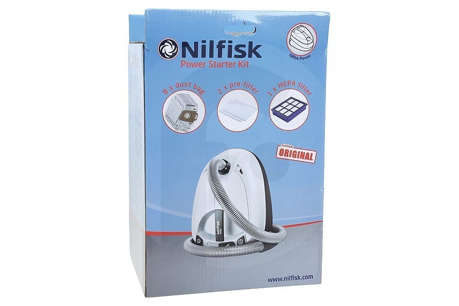 Nilfisk Aspiradora Nilfisk Power Kit 107403114 apto para entre otros Power Allergy, Power P20, Power Life