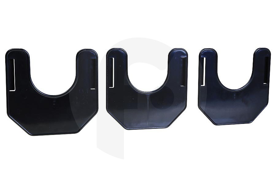 Nilfisk Aspiradora Soporte para bolsa de aspiradora (soporte de bolsa para polvo) negro 3 piezas aspiradora 1407014500, 140 7014 500 apto para entre otros GD930, UZ930