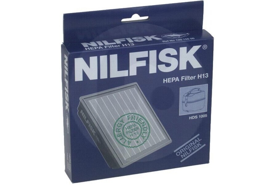 Nilfisk Aspiradora Filtro (Filtro Hepa H13- CDF2050) aspiradora 12015500 apto para entre otros Familia-Business