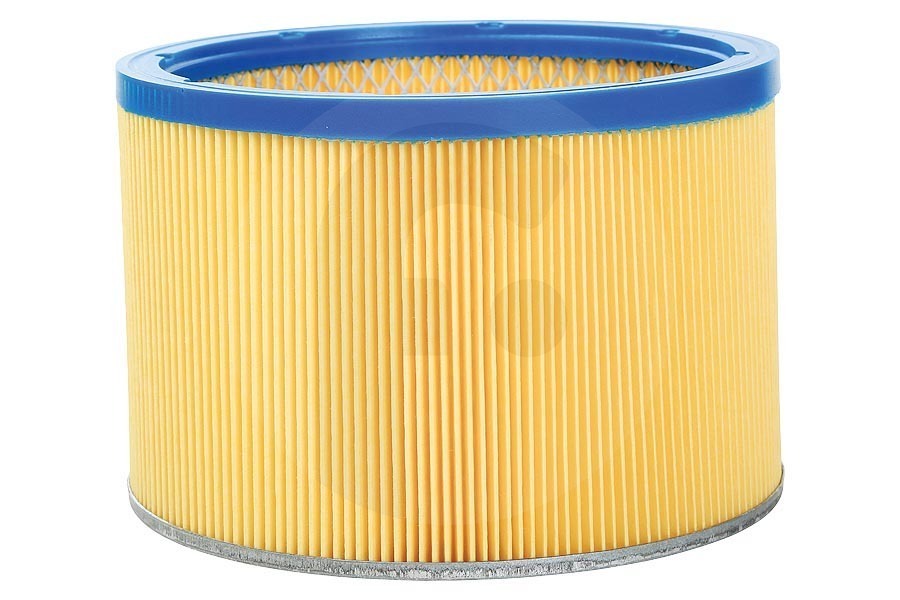 Alternatief Aspiradora Filtro de cartucho (filtro de cesta, armónica) para Nilfisk amarillo azul ⌀ 190 x 126 mm aspiradora 1406880500, 140 6880 500 apto para entre otros UZ934, SL011