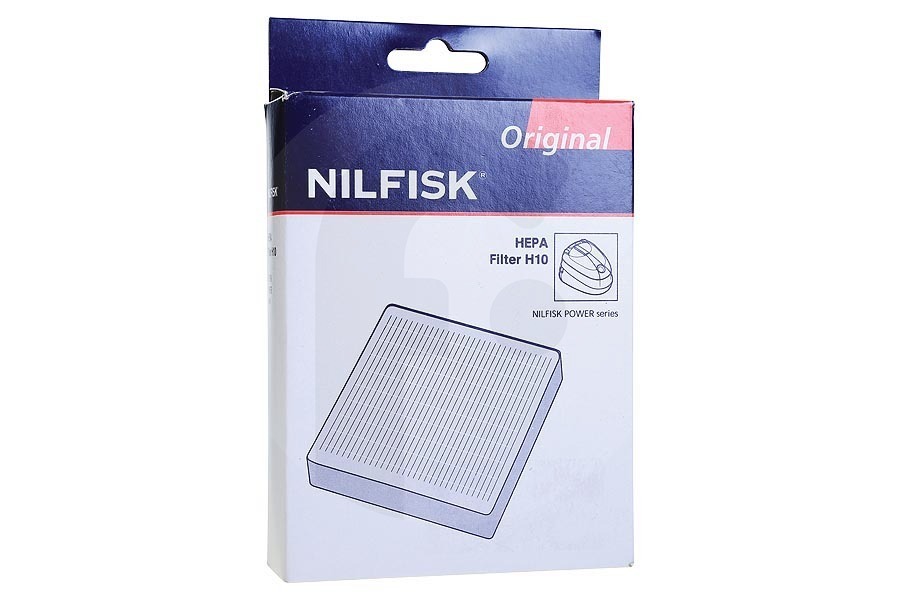 Nilfisk Staubsauger Nilfisk HEPA Filter H10 (Allergie) für Nilfisk POWER Serie blau Staubsauger 1470433500, 147 0433 500
