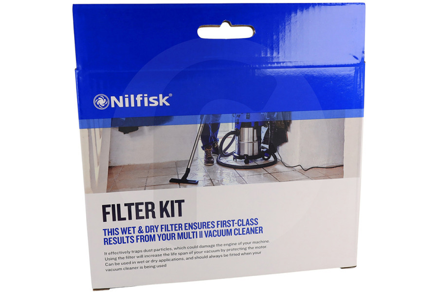 Nilfisk Staubsauger Nilfisk Motorfilter (Filter) rund (Patrone) MULTII multifunktionale Allzwecksauger (Nass-Trockensauger, Industriestaubsauger) 107417194